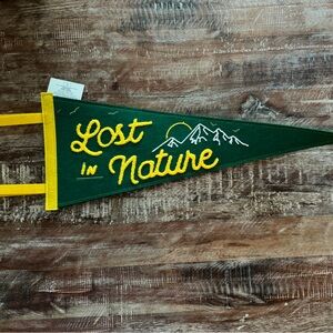 LOST IN NATURE pennant